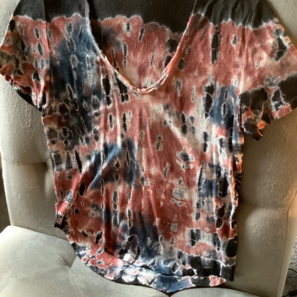 Young fabulous and broke distressed tie dye print top - Picture 3 of 4